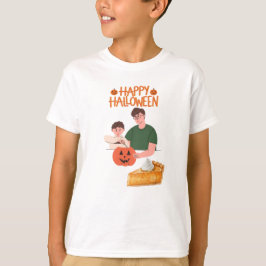 Camiseta abóbora para torta