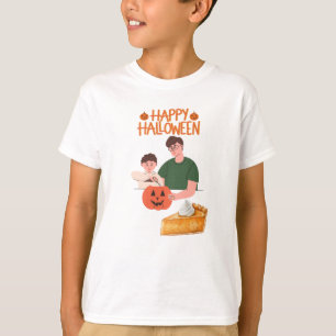 Camiseta abóbora para torta