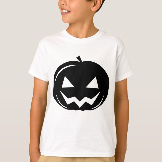 Camiseta Abóbora preta (Frente)