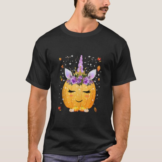 Camiseta Abóbora-Pumpkin Dia de as Bruxas engraçado Sorriso (Frente)