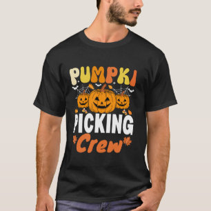 Camiseta Abóbora que escolhe a família da tripulação que co