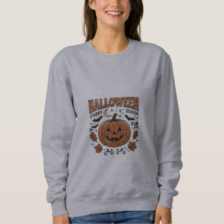 Camiseta Abóbora retrô da temporada assustadora do Hallowee