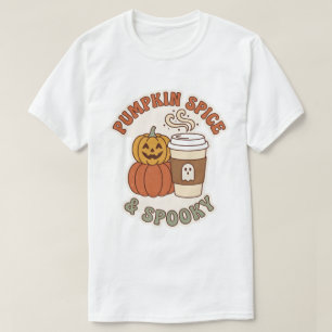 Camiseta Abóbora Tempera & Assustadoramente Fofo Design de