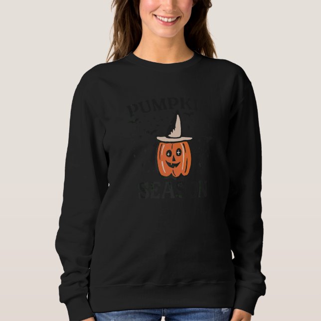 Camiseta Abóbora Temporada Retro Halloween Jackolantern (Frente)