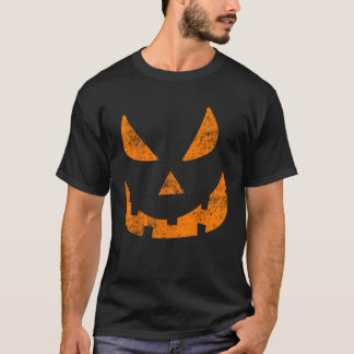 Camiseta Abóbora Vintage Jack o Lantern Jackolantern Face M