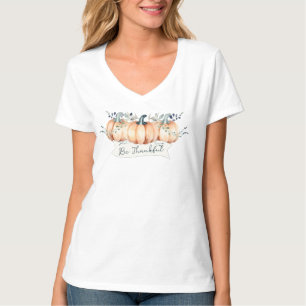 Camiseta Abóboras Rústicas em Aquarela