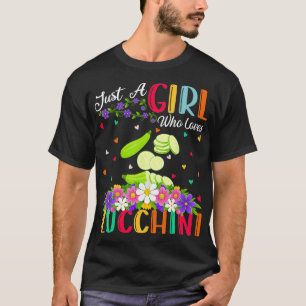 Camiseta Abobrino Vegetal É Uma Menina Que Ama Zuc