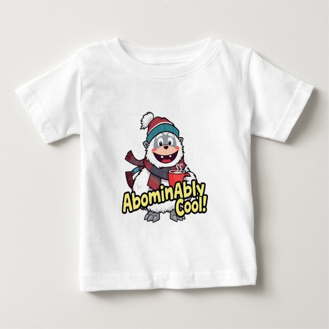 Camiseta Abominavelmente Legal Winter Yeti Design (Frente)