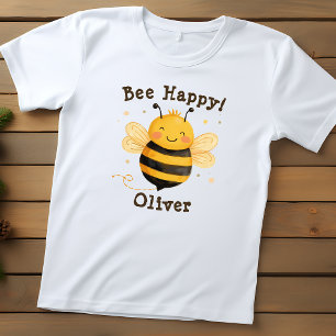 Camiseta Aborígene Bumblebee "Abeia Feliz"