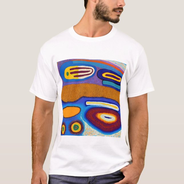 Camiseta Aboriginal Abstrato Art Vol 04 (Frente)