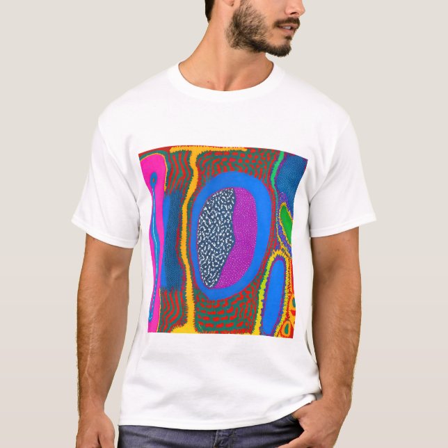 Camiseta Aboriginal Abstrato Art Vol 07 (Frente)