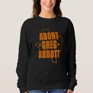 Camiseta Abortar mapa do Abbott Texas