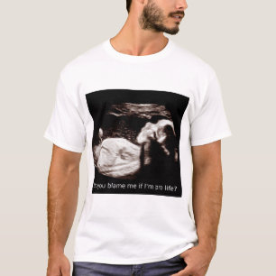 Camiseta Aborto do ultra-som: Responsabilize-me se eu sou