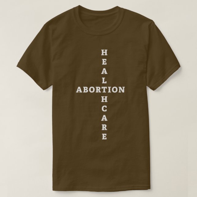 Camiseta Aborto é assistência médica (Frente do Design)