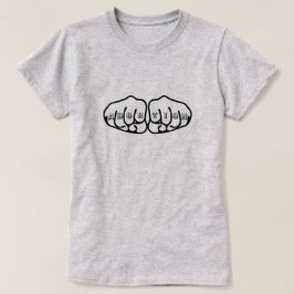 Camiseta Aborto Knuckle Tattoos