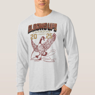 Camiseta Abotovelos! Liga Canadiana - Canadá - Geese