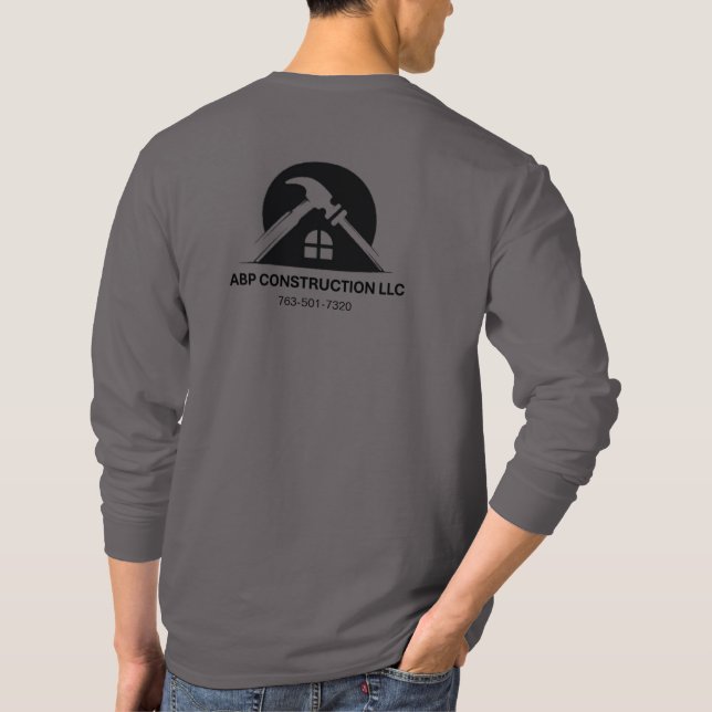 Camiseta ABP Construção de frente/dorso (Verso)