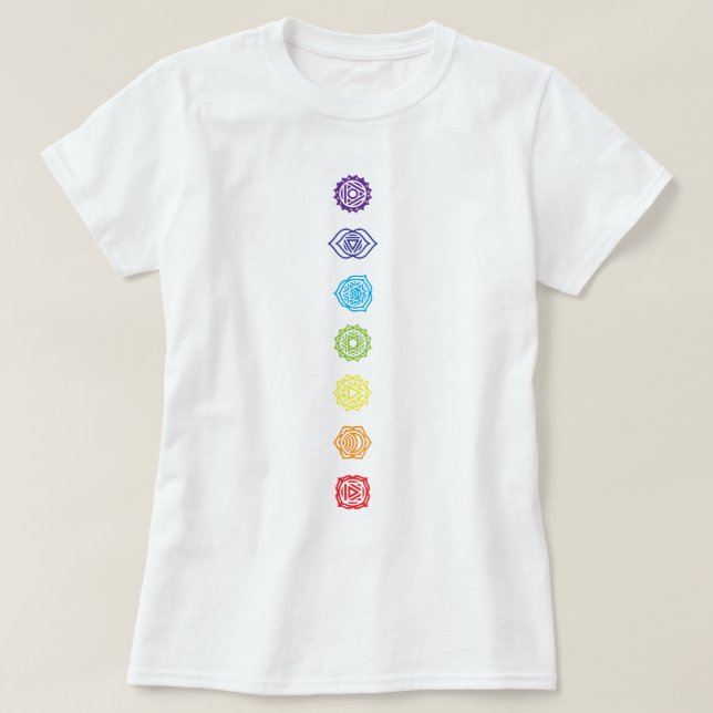 Camiseta Abra e controle seu Chakra (Frente do Design)