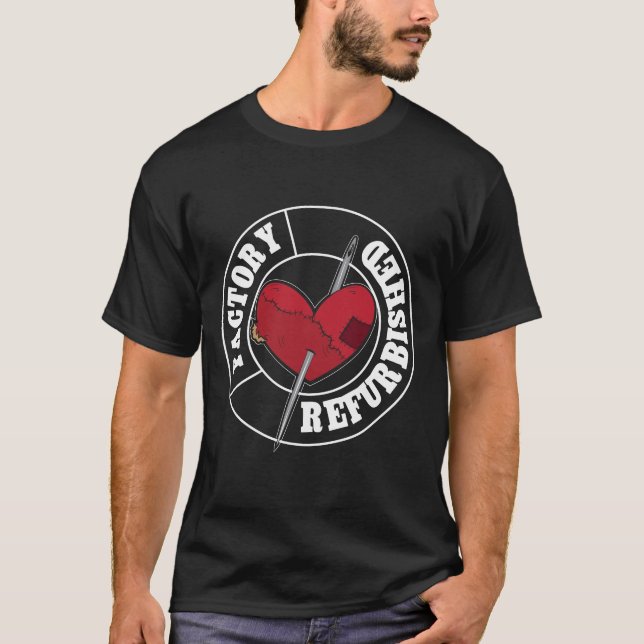 Camiseta Abra o presente da recuperação da cirurgia (Frente)
