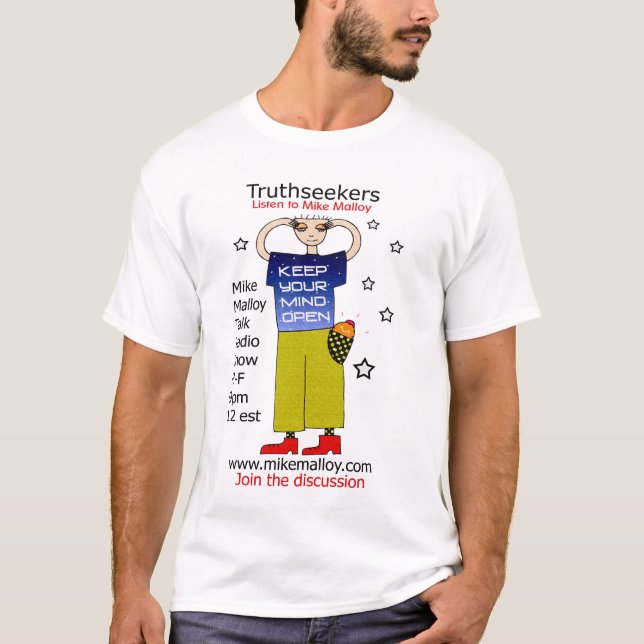 CAMISETA ABRA O TSHIRT OCUPADO DE TRUTHSEEKER (Frente)