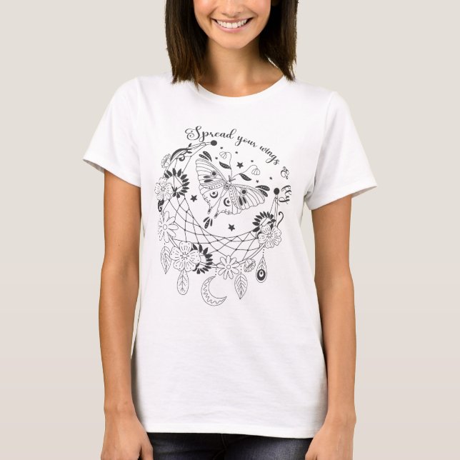 Camiseta Abra suas asas e voe (Frente)