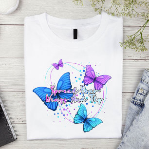 Camiseta Abra suas asas e voe borboleta