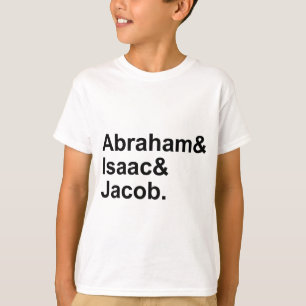 Camiseta Abraão Isaque Jacó   3 Patriarcas do Judaísmo