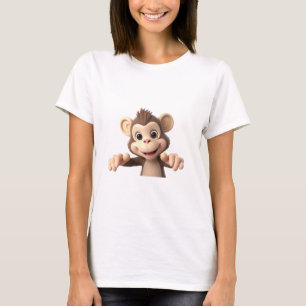Camiseta Abraça-me macaco