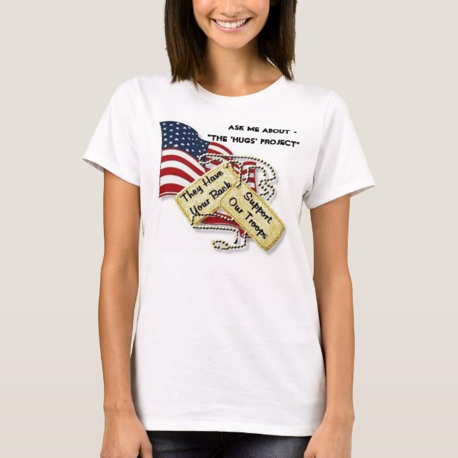 CAMISETA "ABRAÇA" O PROJETO (Frente)