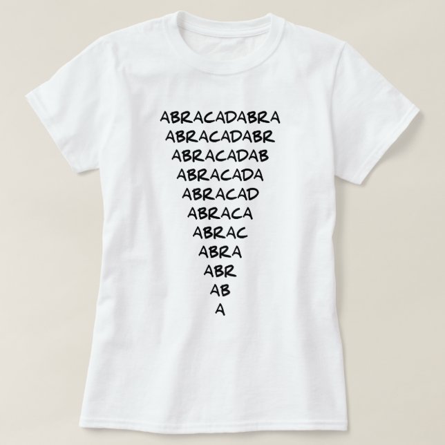 CAMISETA ABRACADABRA (Frente do Design)