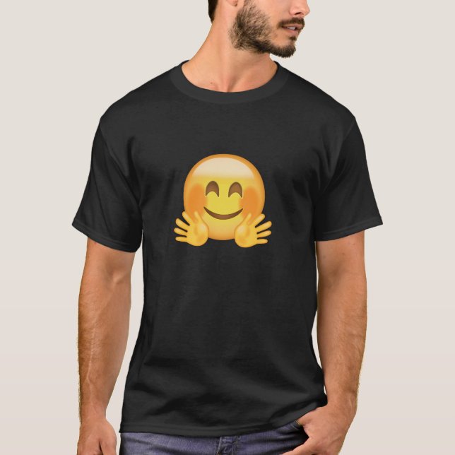 Camiseta Abraçando a cara Emoji (Frente)