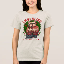 Camiseta abraçando CD