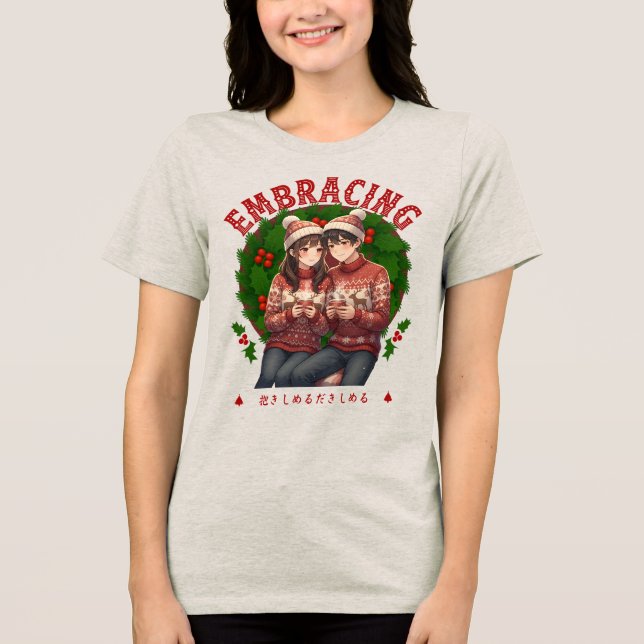 Camiseta abraçando CD (Frente)