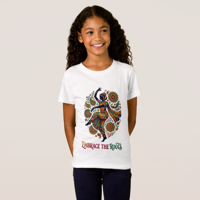 Camiseta Abraçar a Dança das Raízes (Frente Completa)