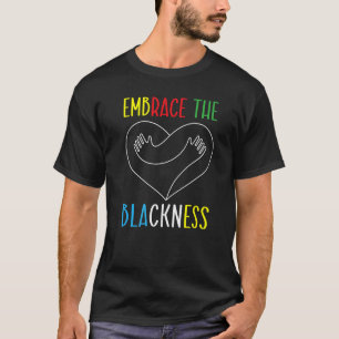 Camiseta Abraçar a História Negra Mês de Melanina Depois