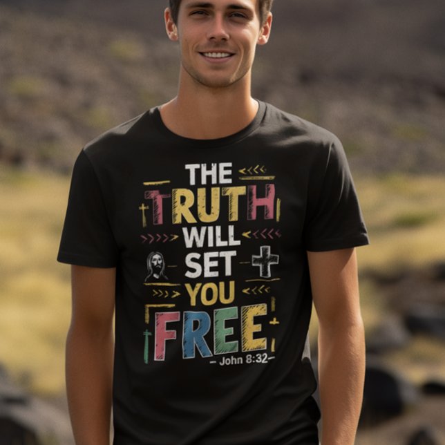 Camiseta Abraçar a Verdade Libertadora (Criador carregado)