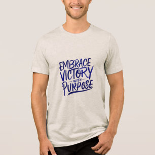 Camiseta Abraçar a vitória com propósito