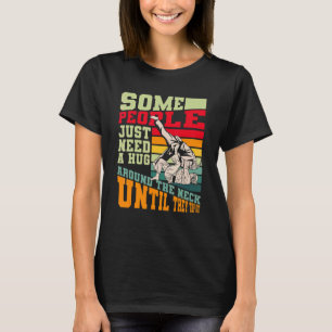 Camiseta Abraçar Ao Redor Do Pescoço Toca O Jiu Jit Brasile