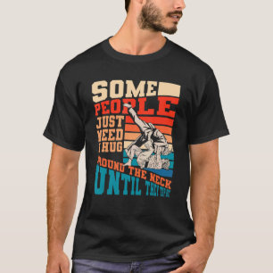 Camiseta Abraçar Ao Redor Do Pescoço Tocar O Jiu Ji Brasile