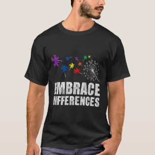 Camiseta Abraçar Diferenças Crianças Autistas Sensibilizaçã