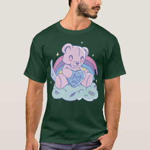 Camiseta Abraçar-me Fada Fada Fada, Gótico E  De Urso Kawai