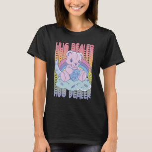 Camiseta Abraçar-me Ursinho Bonito Rainbow Amor Abraço Deal