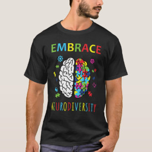 Camiseta Abraçar Neurodiversidade Autismo Sensibilização Au
