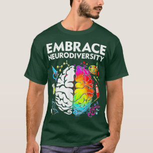 Camiseta Abraçar Neurodiversity Tie Dye Autism Mãe Autismo 