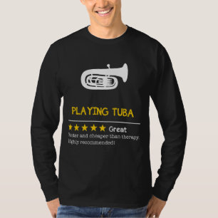 Camiseta Abraçar o assalto do riso: Tuba - Mais barato, ráp