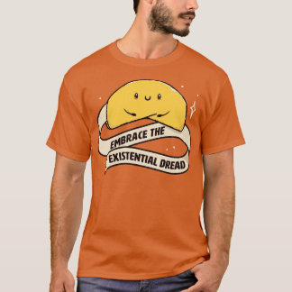 Camiseta Abraçar o biscoito temível existencial, engraçado,