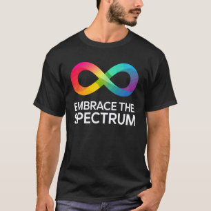 Camiseta Abraçar o Espectro Conscientização do Autismo Infi