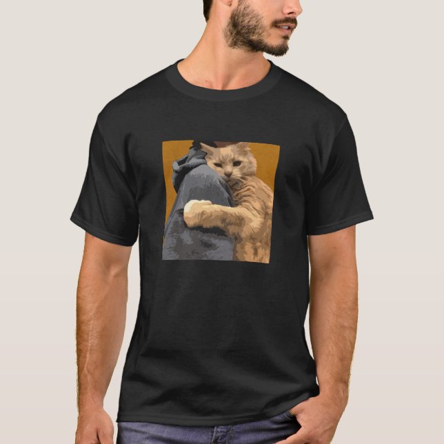Camiseta Abraçar Seu Gato (Frente)