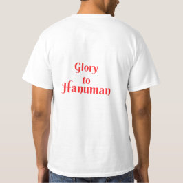 Camiseta "Abraçar Víbias Divinas com nossa Glória a Hanuman