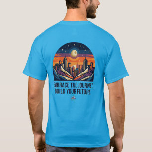 Camiseta Abrace A Jornada Motivacional Viagem Construa Seu